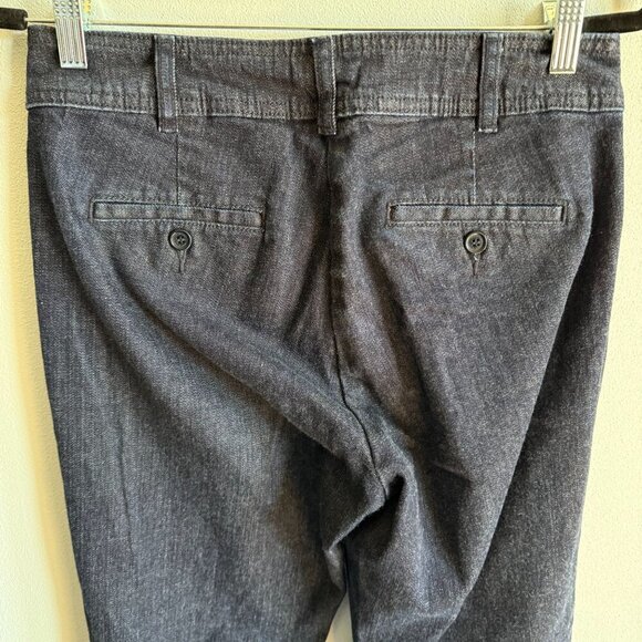 Talbots Womens Curvy Boot Trouser Pant Denim Size 6/28 Dark Wash Casual Sleek - Picture 6 of 12